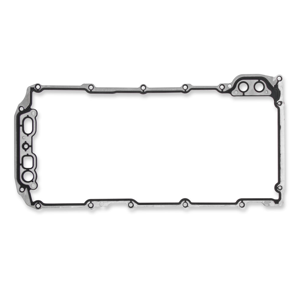 Oil-Pan-Gasket---Molded-Rubber-With-Aluminum-Carrier