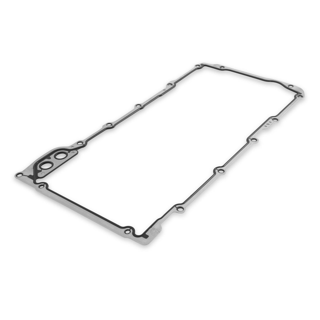 Oil-Pan-Gasket---Molded-Rubber-With-Aluminum-Carrier