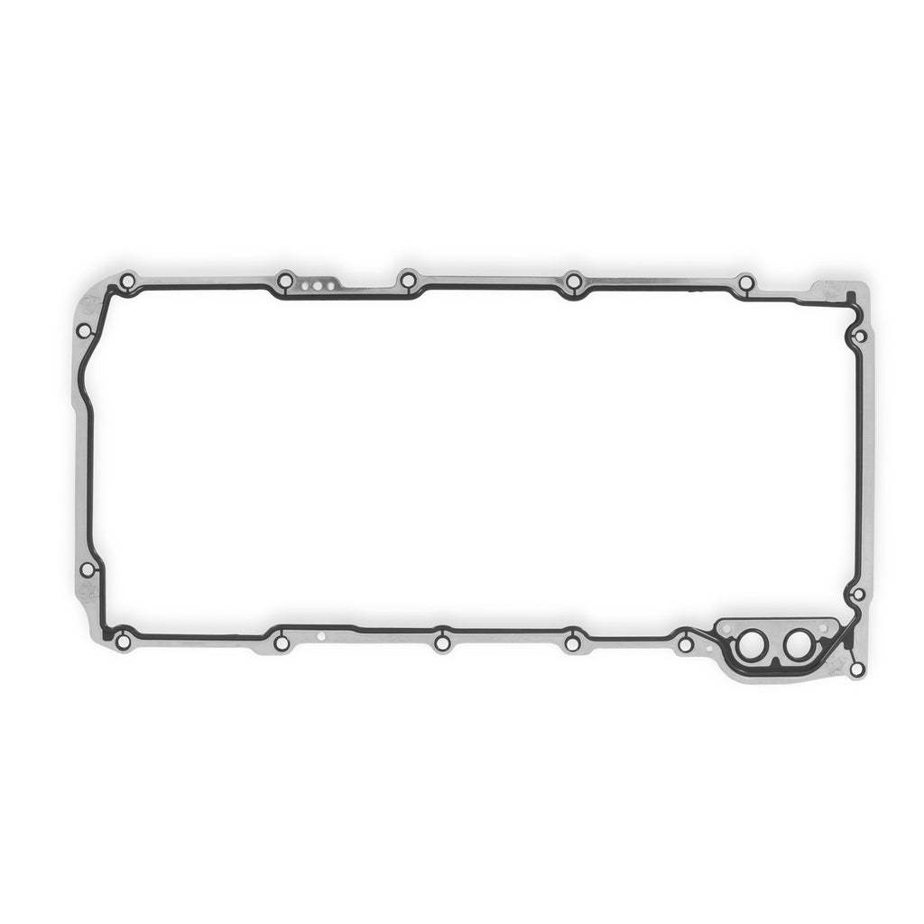 Oil-Pan-Gasket---Molded-Rubber-With-Aluminum-Carrier