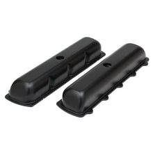Load image into Gallery viewer, Olds-Ctr.-Hole-Asphalt-Black-Powder-Coated-Valve-Covers