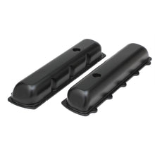 Load image into Gallery viewer, Olds-Offset-Hole-Asphalt-Black-Powder-Coated-Valve-Covers