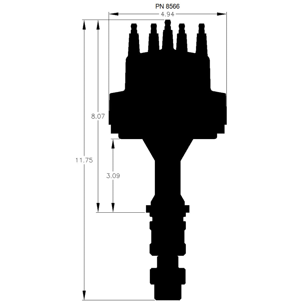 Oldsmobile-V8-350-455-Distributor