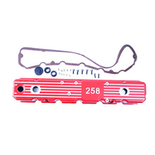 Load image into Gallery viewer, Omix-Aluminum-Valve-Cover-Red-258-81-87-Cj--Wrangler