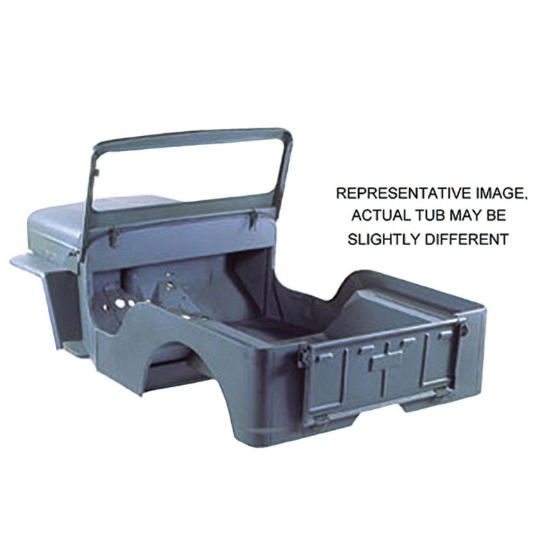 Omix-Reproduction-Steel-Body-Tub--53-68-Willys-Cj3b