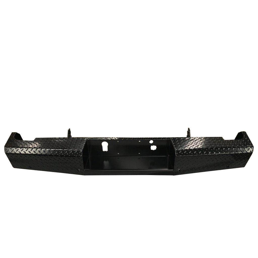 One-Piece-Direct-Fit-WFactory-Hitch-Pwdr-Ctd-Black-Steel-WGloss-Black-Tread
