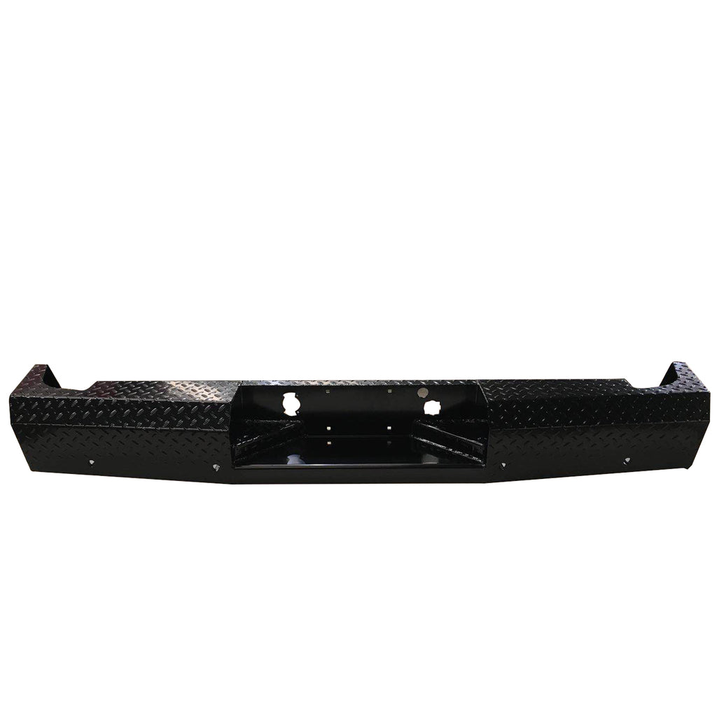 One-Piece-Direct-Fit-WFactory-Hitch-Pwdr-Ctd-Black-Steel-WGloss-Black-Tread