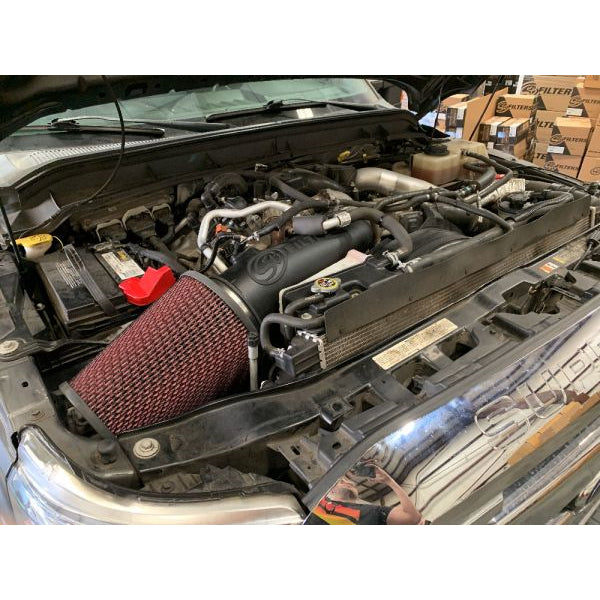 Open-Air-Intake-Dry-Cleanable-Filter-For-11-16-Ford-F250--F350-V8-6.7L-Powerstroke-SB