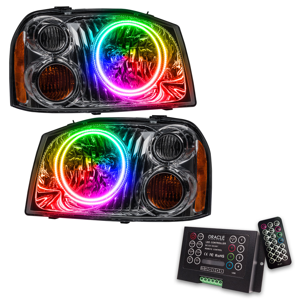 Oracle-01-04-Nissan-Frontier-Smd-Hl---Dual-Halo---Colorshift-W-2.0-Controller