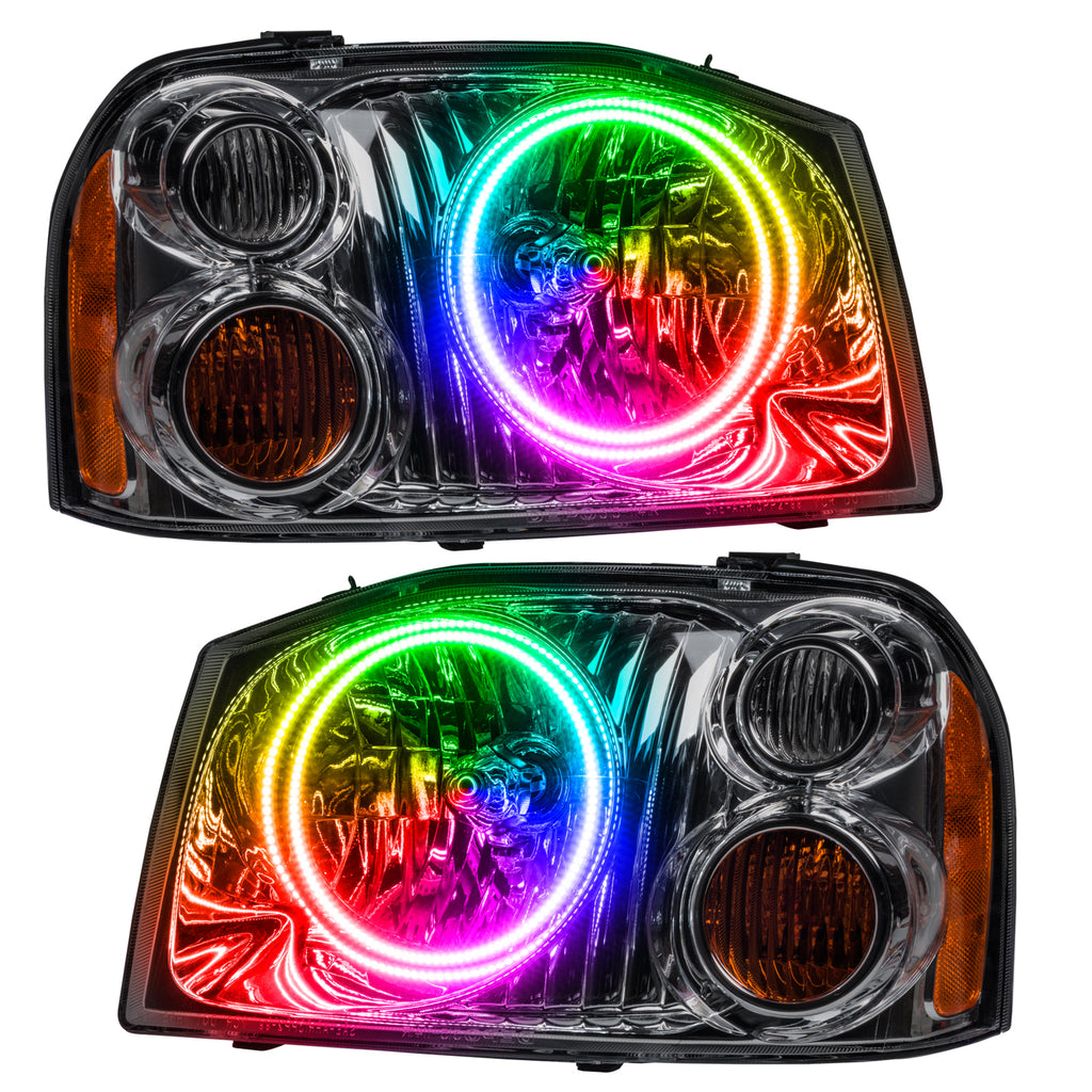 Oracle-01-04-Nissan-Frontier-Smd-Hl---Dual-Halo---Colorshift-W-Simple-Controller