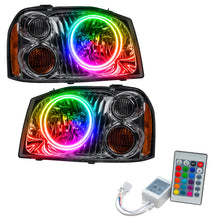 Load image into Gallery viewer, Oracle-01-04-Nissan-Frontier-Smd-Hl---Dual-Halo---Colorshift-W-Simple-Controller