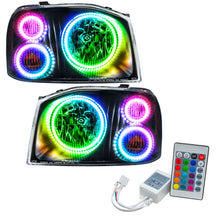 Load image into Gallery viewer, Oracle-01-04-Nissan-Frontier-Smd-Hl---Triple-Halo---Colorshift-W-Simple-Controller