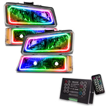 Load image into Gallery viewer, Oracle-03-06-Chevy-Silverado-Pre-Assembled-Headlights-W-Parking-Lights---Colorshift-2