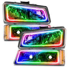 Load image into Gallery viewer, Oracle-03-06-Chevy-Silverado-Pre-Assembled-Headlights-W-Parking-Lights---Colorshift-WO-Controller