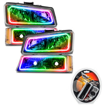 Load image into Gallery viewer, Oracle-03-06-Chevy-Silverado-Pre-Assembled-Headlights-W-Parking-Lights---Colorshift