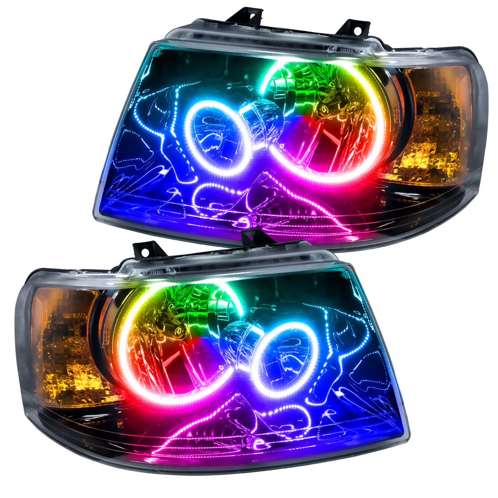 Oracle-03-06-Ford-Expedition-Smd-Hl---Black---Colorshift-WO-Controller