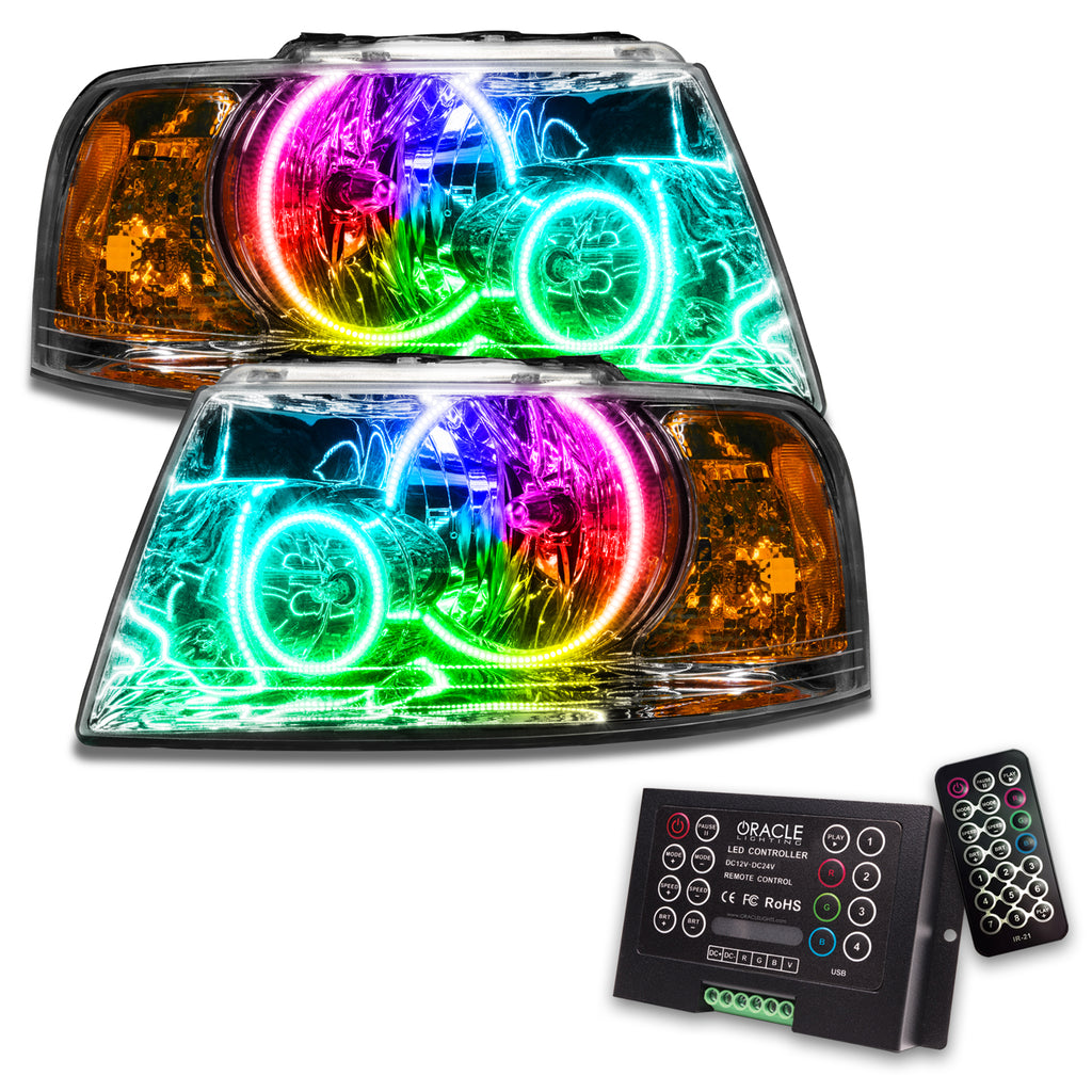 Oracle-03-06-Ford-Expedition-Smd-Hl---Chrome---Colorshift-W-2.0-Controller