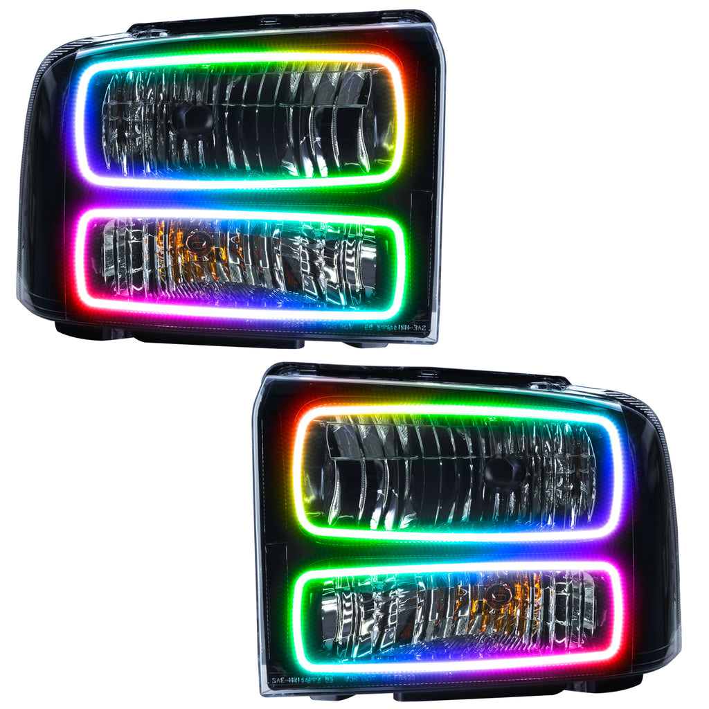 Oracle-05-07-Ford-F-250350-Smd-Hl---Black---Colorshift-WO-Controller
