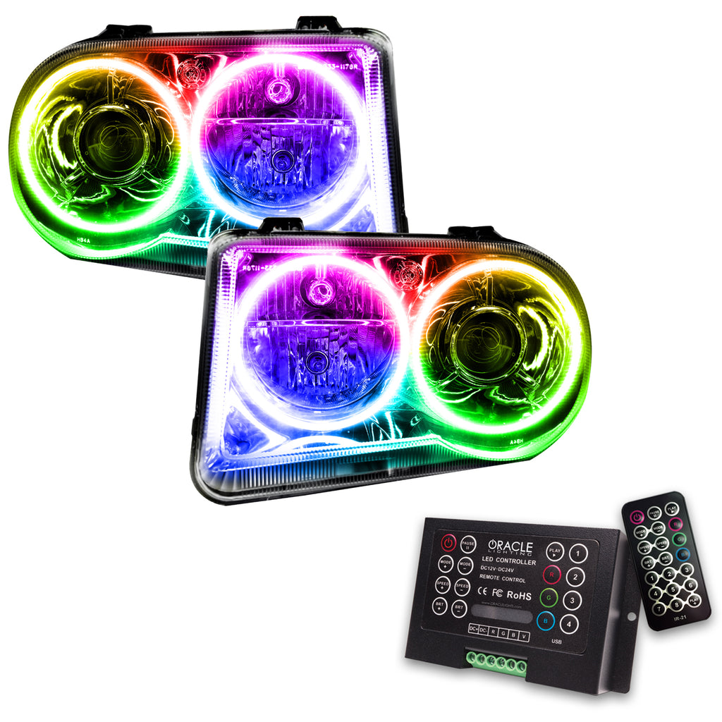 Oracle-05-10-Chrysler-300C-V8-Smd-Hl---Hid---No-Bulbs---Colorshift-W-2.0-Controller
