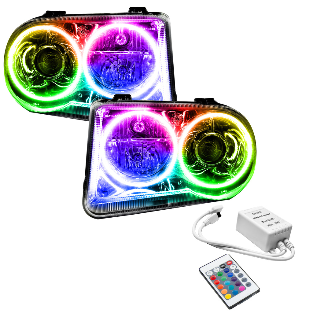 Oracle-05-10-Chrysler-300C-V8-Smd-Hl---Hid---No-Bulbs---Colorshift-W-Simple-Controller