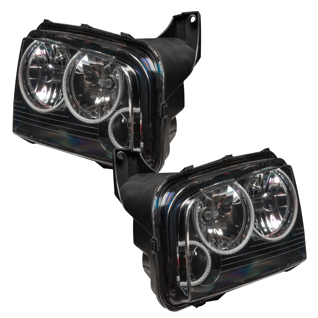 Oracle-05-10-Dodge-Charger-Smd-Hl-(Non-Hid)---Triple-Halo---Colorshift-W-Bc1-Controller