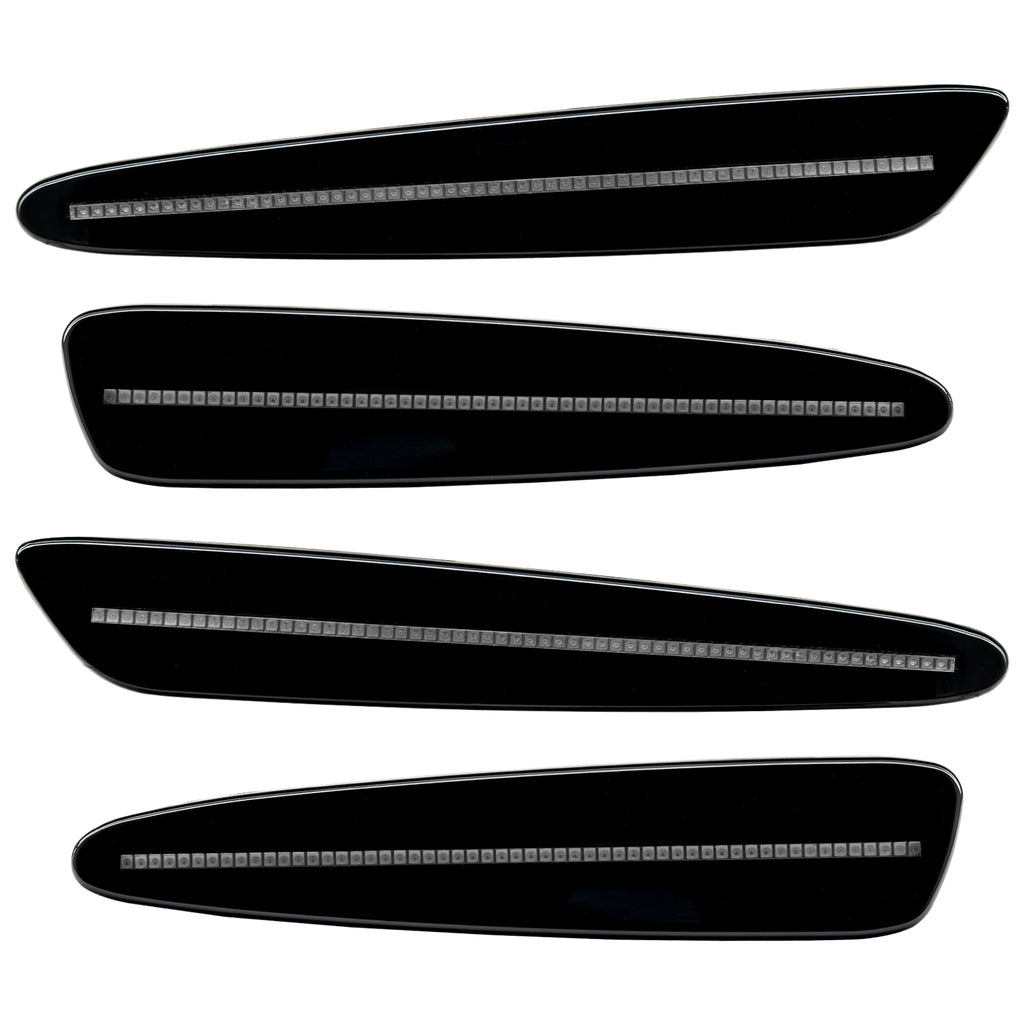 Oracle-05-13-Chevrolet-Corvette-C6-Concept-Sidemarker-Set---Clear---Black-(Gba)