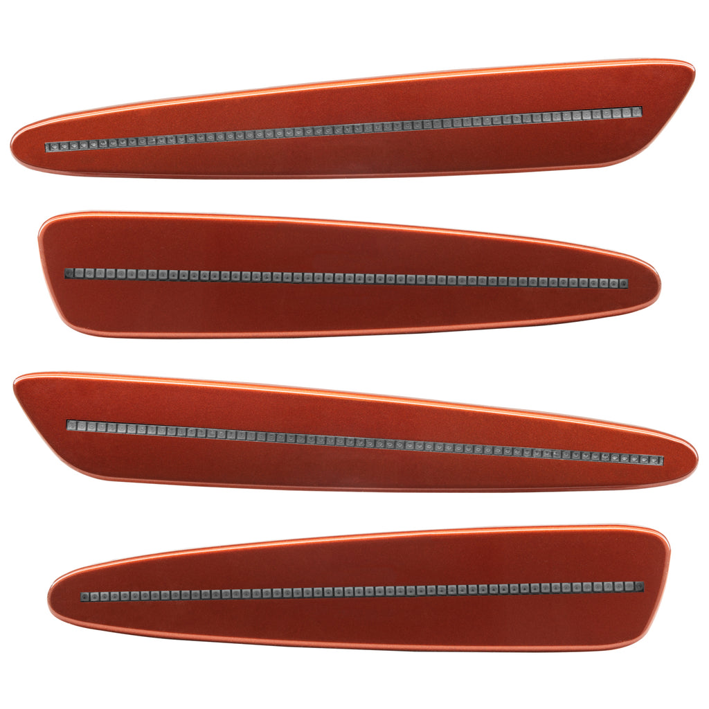 Oracle-05-13-Chevy-Corvette-C6-Concept-Sidemarker-Set---Clear---Daytona-Sunset-Orange-(G8f)