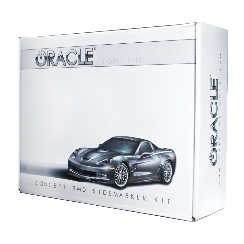 Oracle-05-13-Chevy-Corvette-C6-Concept-Sidemarker-Set---Clear---Daytona-Sunset-Orange-(G8f)