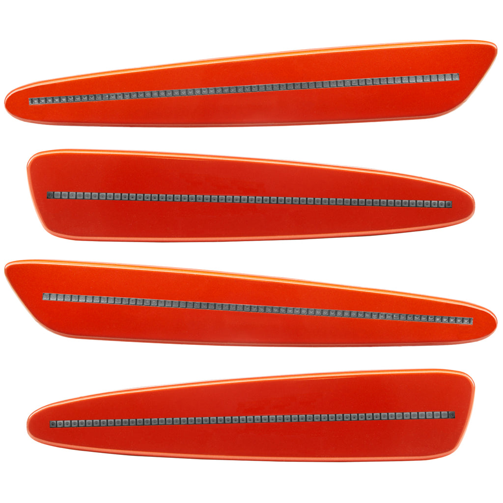 Oracle-05-13-Chevy-Corvette-C6-Concept-Sidemarker-Set---Clear---Inferno-Orange-Metallic-(Gcr)