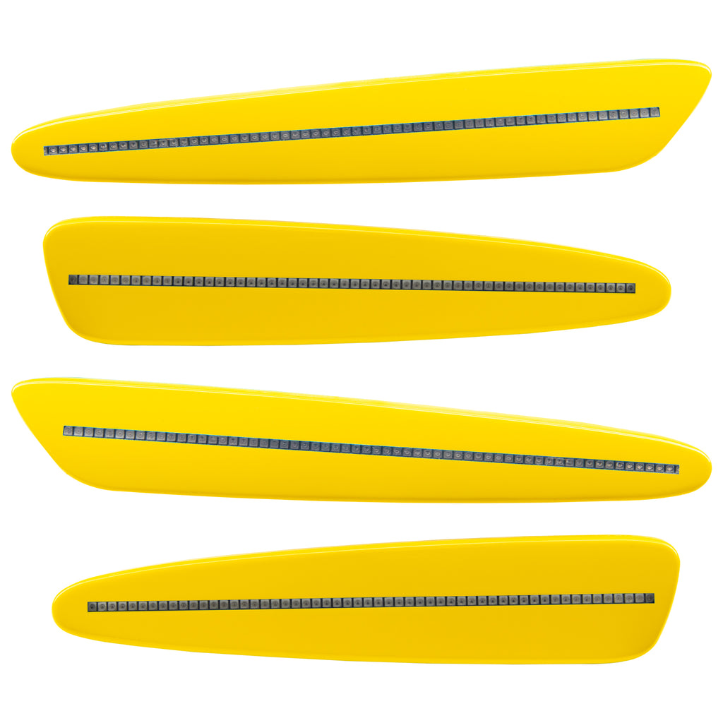 Oracle-05-13-Chevy-Corvette-C6-Concept-Sidemarker-Set---Clear---Millennium-Yellow-(Wa423g)