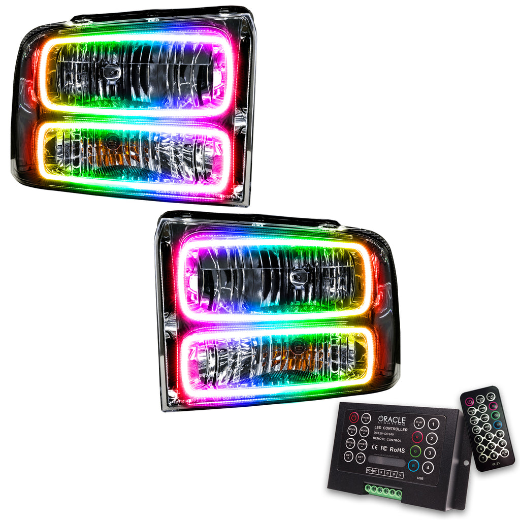 Oracle-05-Ford-Excursion-Smd-Hl---Chrome---Colorshift-W-2.0-Controller