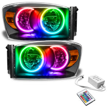 Load image into Gallery viewer, Oracle-07-08-Dodge-Ram-Smd-Hl---Black---Colorshift-W-Simple-Controller