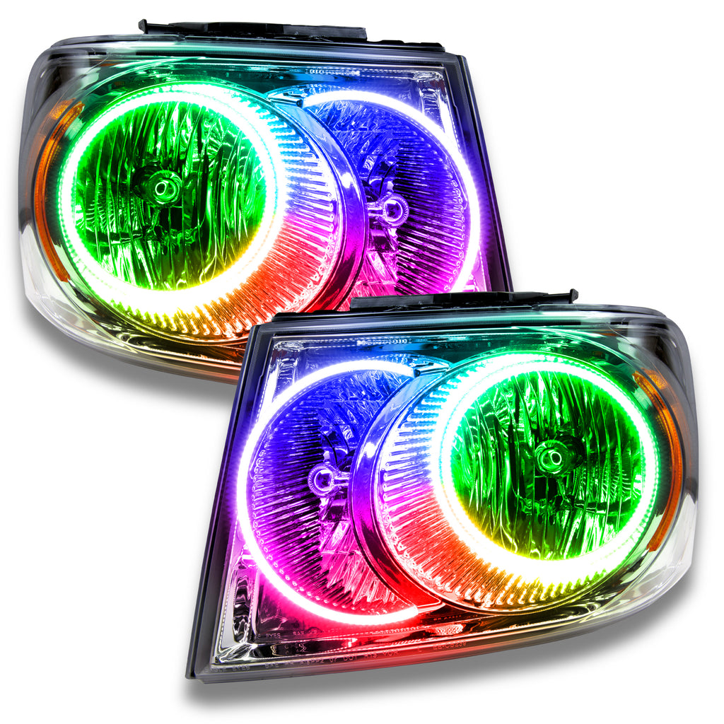 Oracle-07-09-Dodge-Durango-Smd-Hl---Chrome---Colorshift-WO-Controller