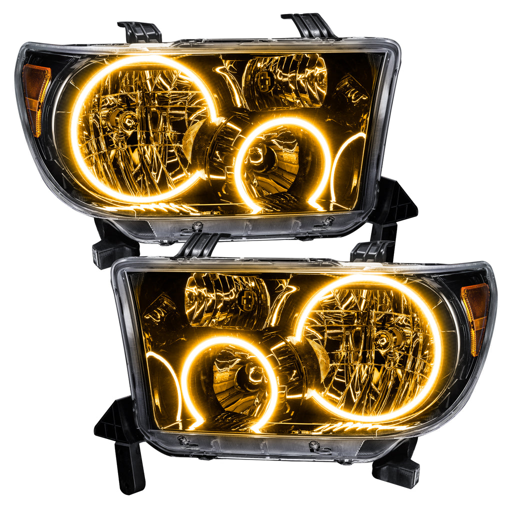 Oracle-07-11-Toyota-Tundra-Pre-Assembled-Headlights---Black-Housing---Colorshift-W-Bc1-Controller