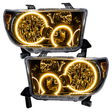 Load image into Gallery viewer, Oracle-07-11-Toyota-Tundra-Pre-Assembled-Headlights---Black-Housing---Colorshift-W-Bc1-Controller