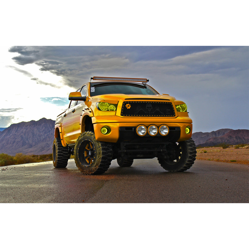 Oracle-07-11-Toyota-Tundra-Pre-Assembled-Headlights---Black-Housing---Colorshift-W-Bc1-Controller
