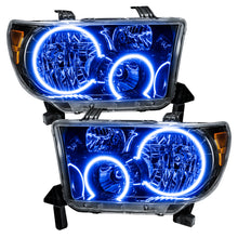 Load image into Gallery viewer, Oracle-07-11-Toyota-Tundra-Pre-Assembled-Headlights---Black-Housing---Colorshift-W-Bc1-Controller