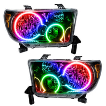 Load image into Gallery viewer, Oracle-07-11-Toyota-Tundra-Pre-Assembled-Headlights---Black-Housing---Colorshift
