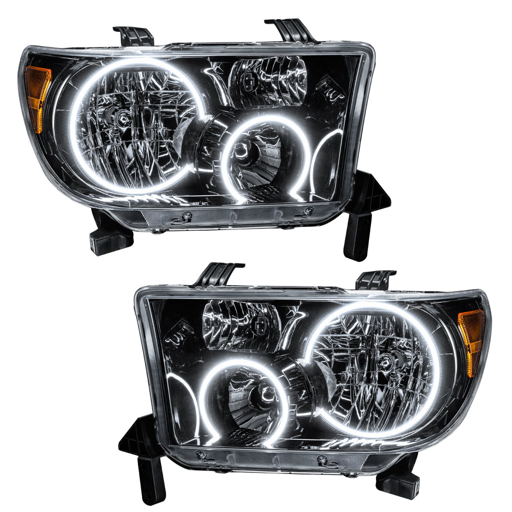 Oracle-07-11-Toyota-Tundra-Pre-Assembled-Headlights---Black-Housing---White