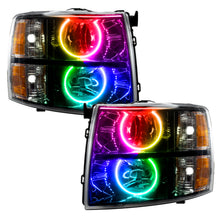 Load image into Gallery viewer, Oracle-07-13-Chevrolet-Silverado-Smd-Hl---Black---Round-Style---Colorshift-WO-Controller