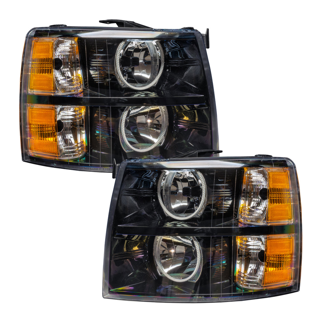 Oracle-07-13-Chevrolet-Silverado-Smd-Hl---Black---Round-Style---White