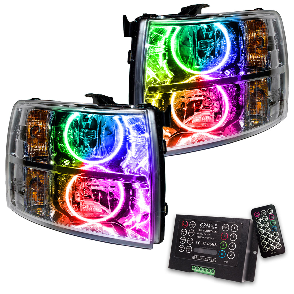 Oracle-07-13-Chevrolet-Silverado-Smd-Hl---Round-Style---Colorshift-W-2.0-Controller