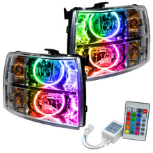 Load image into Gallery viewer, Oracle-07-13-Chevrolet-Silverado-Smd-Hl---Round-Style---Colorshift-W-Simple-Controller