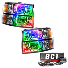 Load image into Gallery viewer, Oracle-07-13-Chevrolet-Silverado-Smd-Hl---Square---Colorshift-W-Bc1-Controller