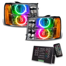 Load image into Gallery viewer, Oracle-07-13-Gmc-Sierra-Smd-Hl---Round-Ring-Design---Colorshift-W-2.0-Controller