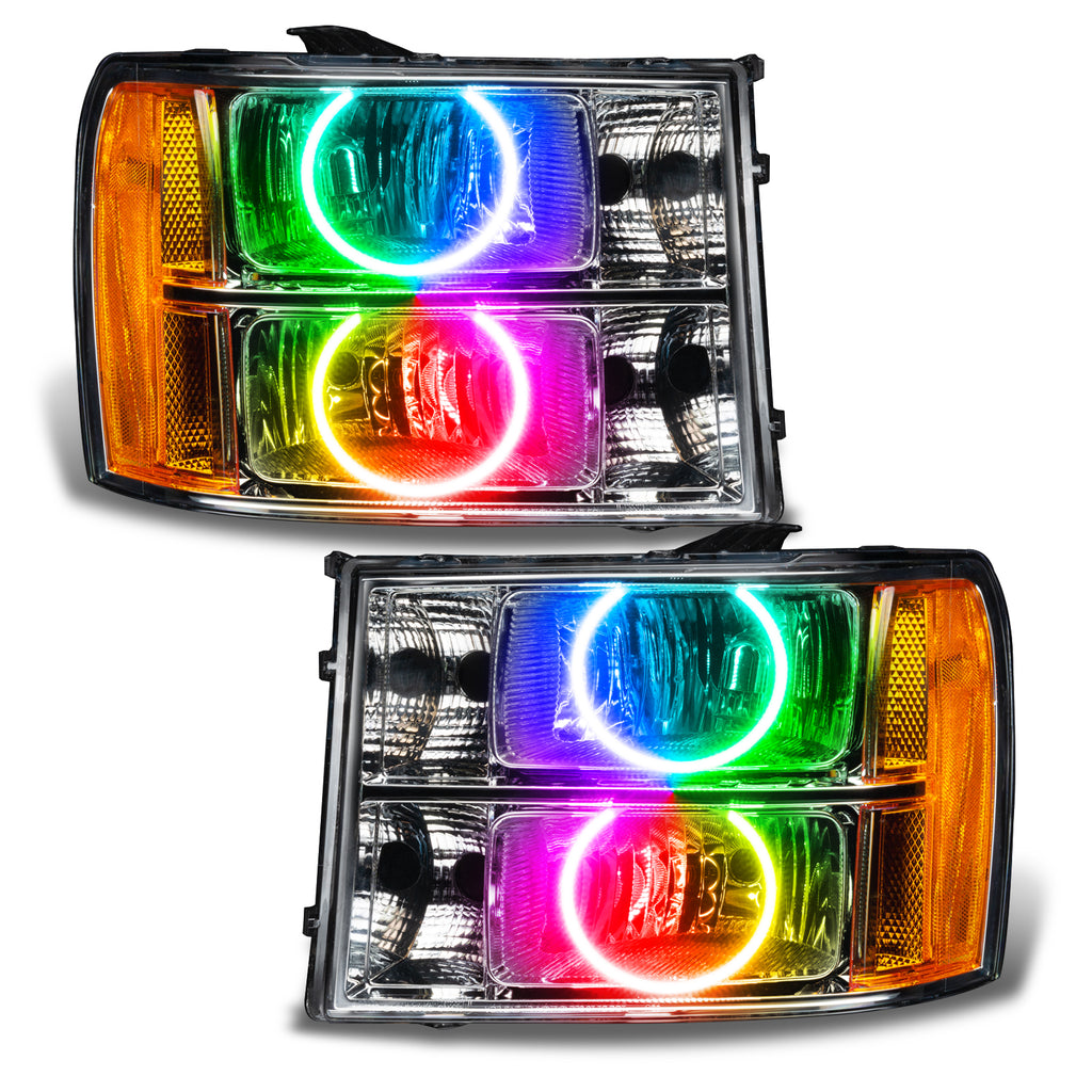 Oracle-07-13-Gmc-Sierra-Smd-Hl---Round-Ring-Design---Colorshift-WO-Controller