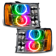 Load image into Gallery viewer, Oracle-07-13-Gmc-Sierra-Smd-Hl---Round-Ring-Design---Colorshift-WO-Controller