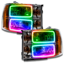 Load image into Gallery viewer, Oracle-07-13-Gmc-Sierra-Smd-Hl---Square-Ring-Design---Colorshift-WO-Controller