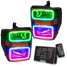 Load image into Gallery viewer, Oracle-08-10-Ford-F250350-Led-Hl---Black---Colorshift-W-2.0-Controller