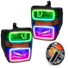 Load image into Gallery viewer, Oracle-08-10-Ford-F250350-Led-Hl---Black---Colorshift