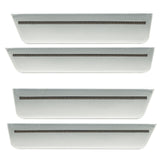 Oracle Lighting 9800-PS2-T Concept Sidemarker Set, Tinted, Bright Silver Metallic (PS2)